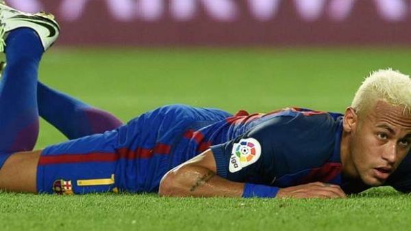 نيمار خلال المباراة