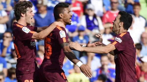 باولينيو (وسط) يقود البارسا لفوز ثمين