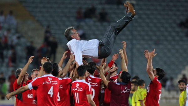 Persepolis football team defeated Naft Tehran 3-0 to win Iran’s Super Cup on Friday. (Photo: Tehran Times)