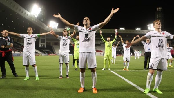 لاعبو بيرسيبوليس يحتفلون بالتأهل