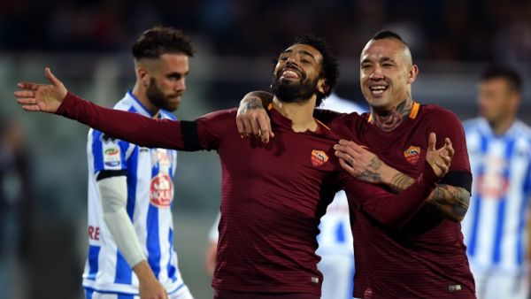 The Pharaohs star is enjoying a fine run in his second season with the Giallorossi, scoring 13 goals in Serie A so far this term 