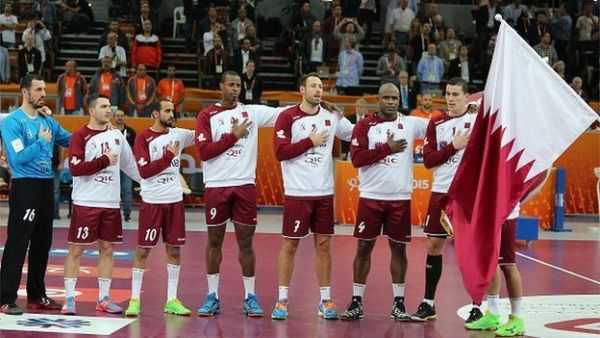 Qatar handball team (photo: BBC)