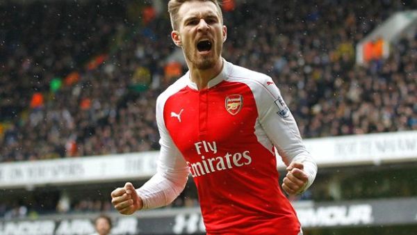 رامزي يحتفل بهدفه