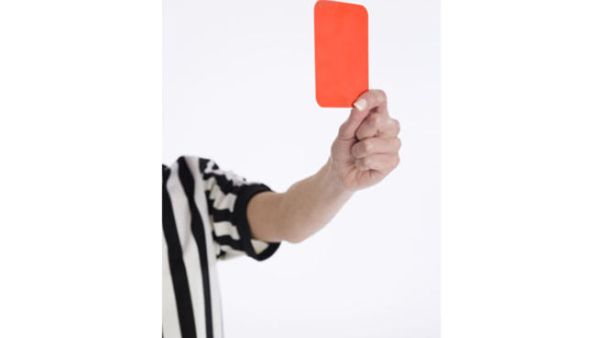 Lebanese football referees get Singapore's red card for charges of sexual favors (image used for illustrative purposes)