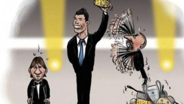 كاريكاتير مجلة فرانس فوتبول