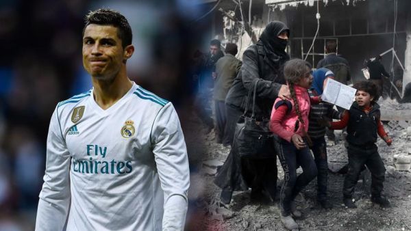 رونالدو يتضامن مع سكان الغوطة الشرقية