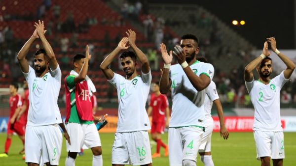  Hatan Bahbri, Mohammed Al-Fatil, Salem Al Dawsari and Fawad Al Muwallad were on target as Saudi Arabia beat 10-man North Korea 4-0. 