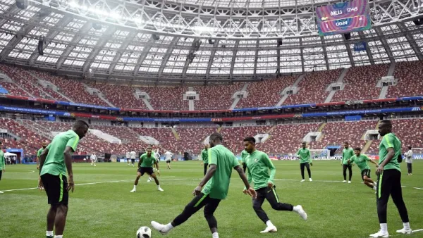جانب من تدريبات المنتخب السعودي