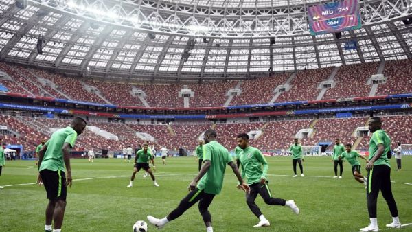 جانب من تدريبات المنتخب السعودي