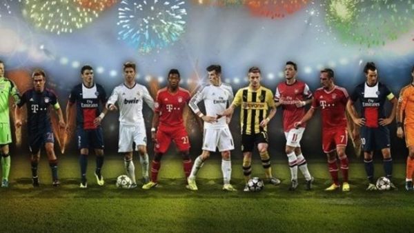 تشكيلة يويفا المثالية لعام 2013