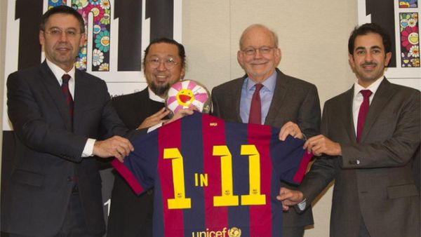 برشلونة في عقد جديد مع اليونيسيف