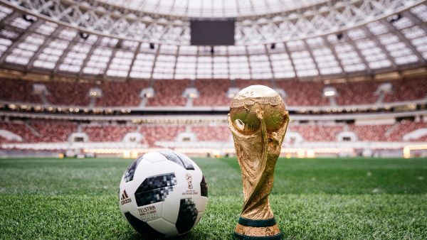  The sports apparel giant has gone back to the future to create the Russia 2018 ball - and Lionel Messi is a big fan (Photo: @FIFAWorldCup)