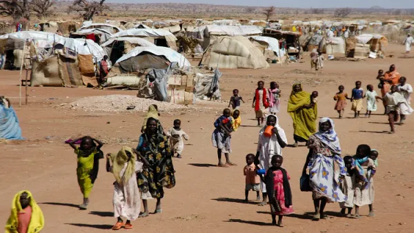  1,6 مليون مدني يقيمون في نحو 60 معسكرا للنازحين في جبل مرة