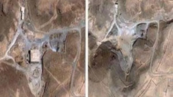موقع الكبر الذي قصفته طائرات حربية إسرائيلية عام 2007