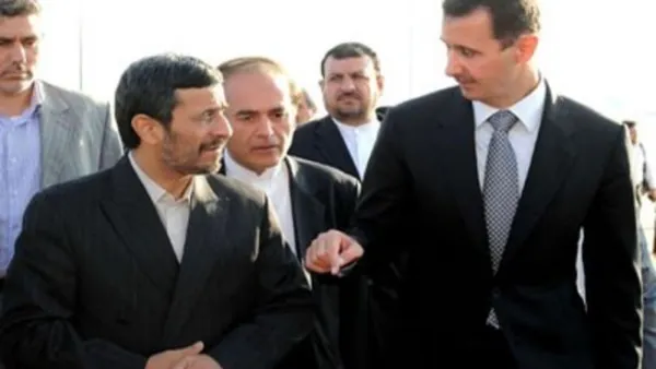 الرئيسان السوري الأسد والإيراني نجاد