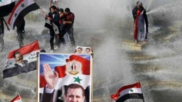 Assad supporters