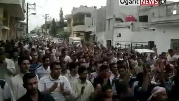 من المظاهرات المناوئة للنظام السوري