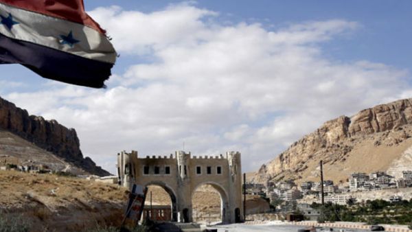 Maaloula's cathedral and churches empty of Christians as Syria's latest fight ensues. [Reuters]