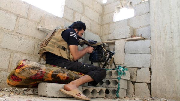 Syrian rebel forces have captured a post in the town of Daraa (Image credit: AFP)