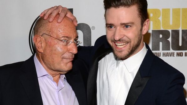 Arnon Milchan  and singer/actor Justin Timberlake [Getty Images]