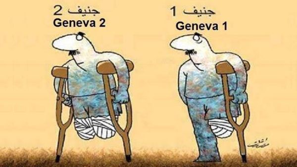 A Facebook event started by two young men shows a page where people can sign up for a bus trip to the peace talks in Geneva. [yourmiddleeast.com]