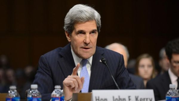 Secretary of State John Kerry. [UPI/Kevin Dietsch]