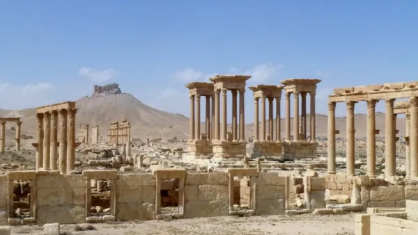 The systematic destruction of historic sites representing civilisations that go back millennia- such as Palmyra - have motivated the creation of the partnership. (AFP/File)