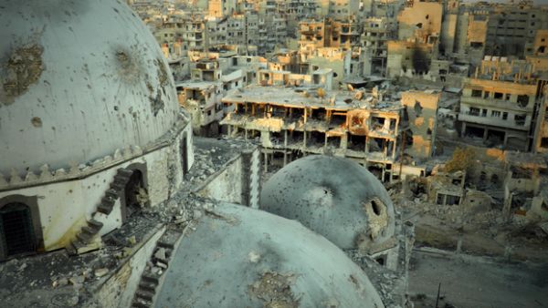 Khalid Ibn Wahid mosque in Homs, Syria. (AFP/ File Photo)