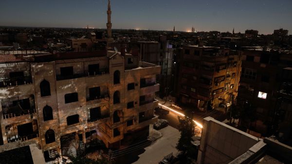 The opposition-held town of Douma, Damascus. (AFP/Sameer al-Doumy)