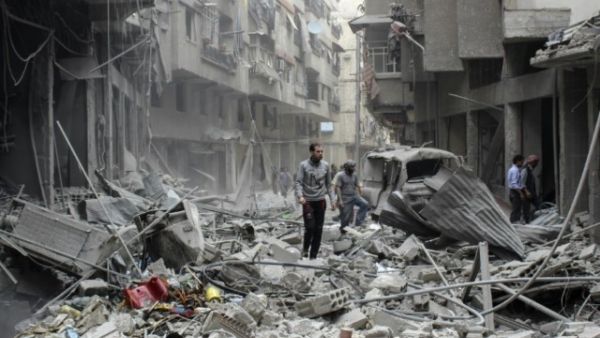 Scene from the Syrian carnage. (AFP/ File Photo)