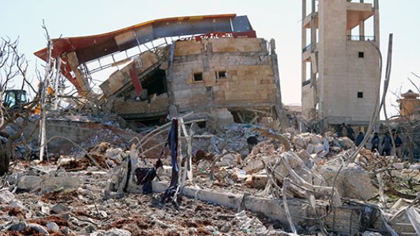 Airstrike Destroys Hospital in Syria's Idlib (AFP)
