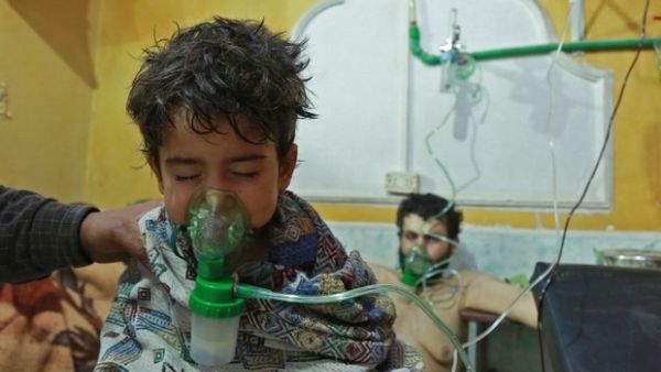 Syria’s Bashar al-Assad regime has conducted new chemical attacks which led to the death of of at least 40 people in Eastern Ghouta according to White Helmets, a local civil defence agency. (AFP/ File Photo)