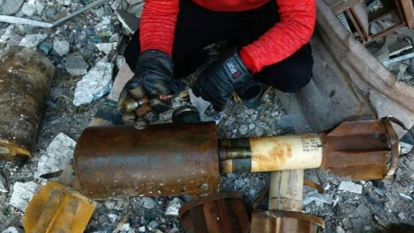 OPCW inspectors collecting samples in Douma, the scene of the chemical attack. (AFP/ File Photo)