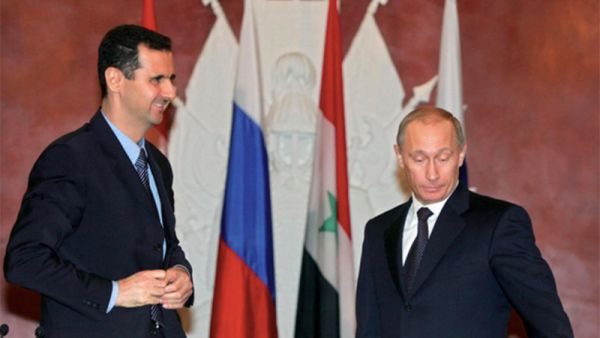 Syrian President Bashar al-Assad and Russian President Vladimir Putin (AFP)