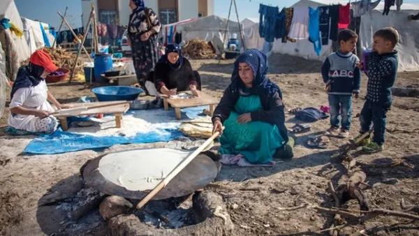 Syrian refugees working in the agricultural camps in Adana, Turkey, on July 16, 2017 | Diego Cupolo/NurPhoto

