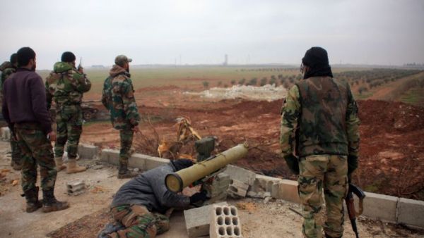 Syrian regime forces claim they intercepted several missiles which penetrated into its airspace over the city of Homs. (AFP/ File Photo)