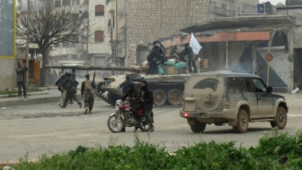 A coalition made up of Al-Nusra Front, the official Syrian affiliate of Al-Qaeda, and several Islamist factions seized the city of Idlib on March 28, 2015. (AFP/File)  A coalition made up of Al-Nusra Front, the official Syrian affiliate of Al-Qaeda, and several Islamist factions seized the city of Idlib on March 28, 2015. (AFP/File)