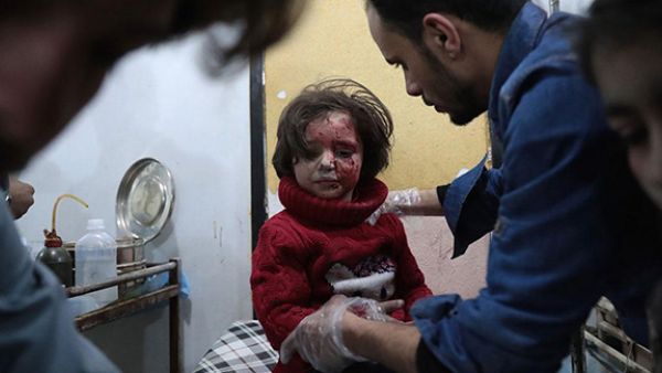 Dozens of chemical attacks have been carried out in Syria since the 2013 Ghouta attack former US President Barack Obama called a 'red line' (AFP)
