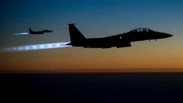 Two US Air Force F-15 jets fly over northern Iraq after conducting airstrikes in Syria on September 23, 2014. (AFP)