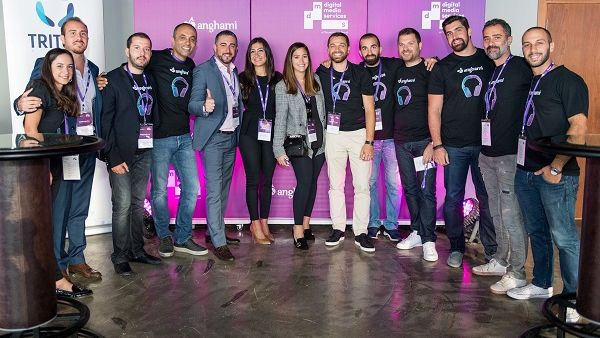 The Anghami and DMS Teams at the First Digital Audio Day