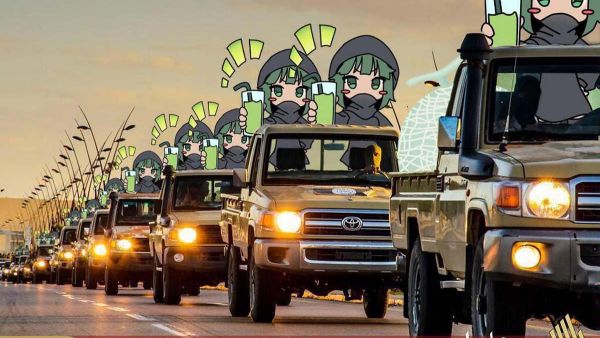 A Japanese activist group is derailing Daesh propaganda on social media with cute cartoons making fun of the militants. (Twitter)