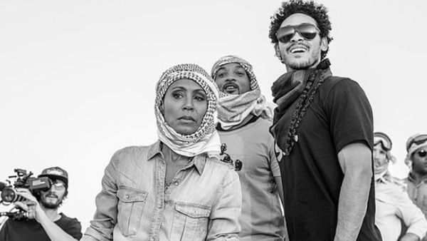 The trio are currently in Dubai (Source: willsmith/Instagram )