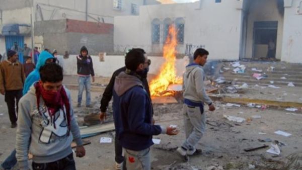 تظاهرات في القصرين/أ.ف.ب