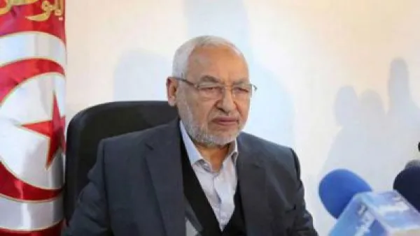 رئيس حزب النهضة التونسي راشد الغنوشي