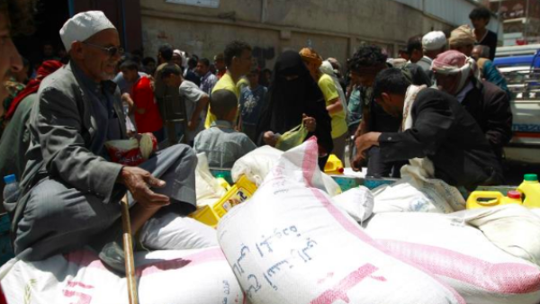 Food distribution in Yemen (AFP/File picture)