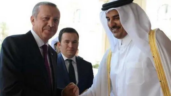 أردوغان يستقبل أمير دولة قطر