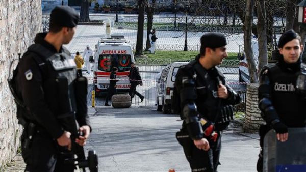 Turkish police stand guard. IAFP/File)