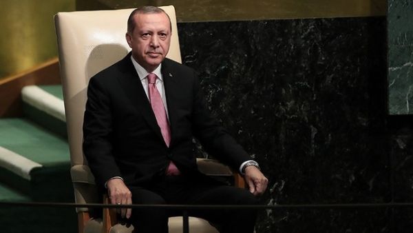 Turkish President Recep Tayyip Erdogan at UN Assembly meeting. (AFP/File)