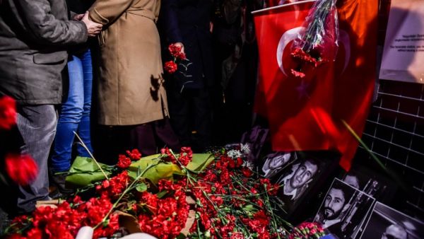 Twenty-five of those killed at the Reina nightclub on the shores of the Bosphorus were foreigners, according to the state-run Anadolu news agency. (AFP/Yasin Agkgul)