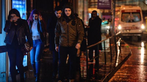 People seen leaving the scene of the attack. (AFP/File)